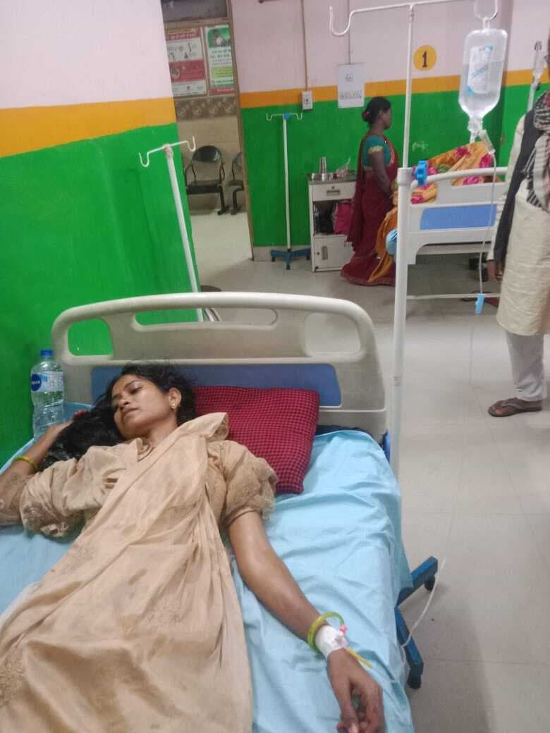 जमीन को लेकर बहन पर जानलेवा हमला