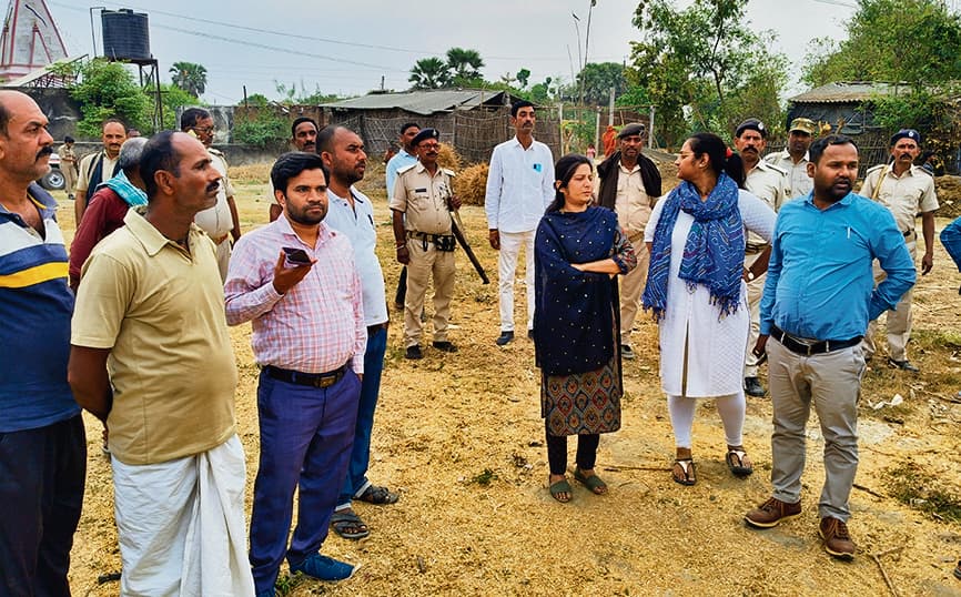 तीन माह बाद डीपीआरओ ने शुरू करवाया रजौड़ पंचायत सरकार भवन