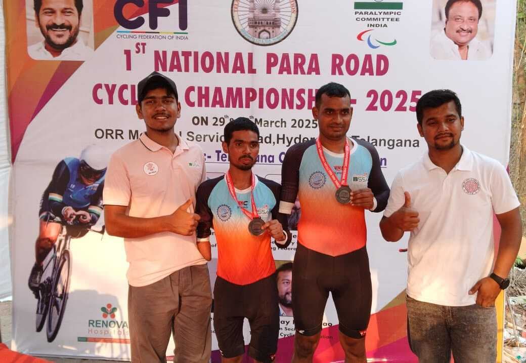 Motihari news : राष्ट्रीय पारा रोड साइक्लिंग चैंपियनशिप में जिले के प्रवीण ने जीता कांस्य पदक