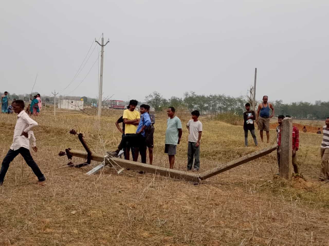 11 हजार केवी बिजली करंट की चपेट में आने से वृद्धा की मौत