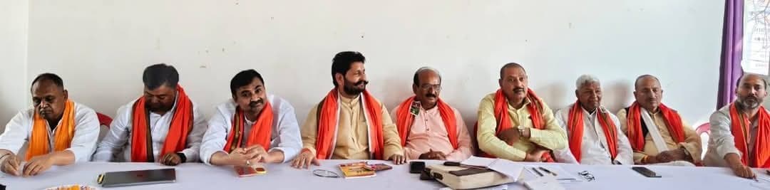 Motihari: भाजपा के स्थापना दिवस मनाने को लेकर हुई बैठक