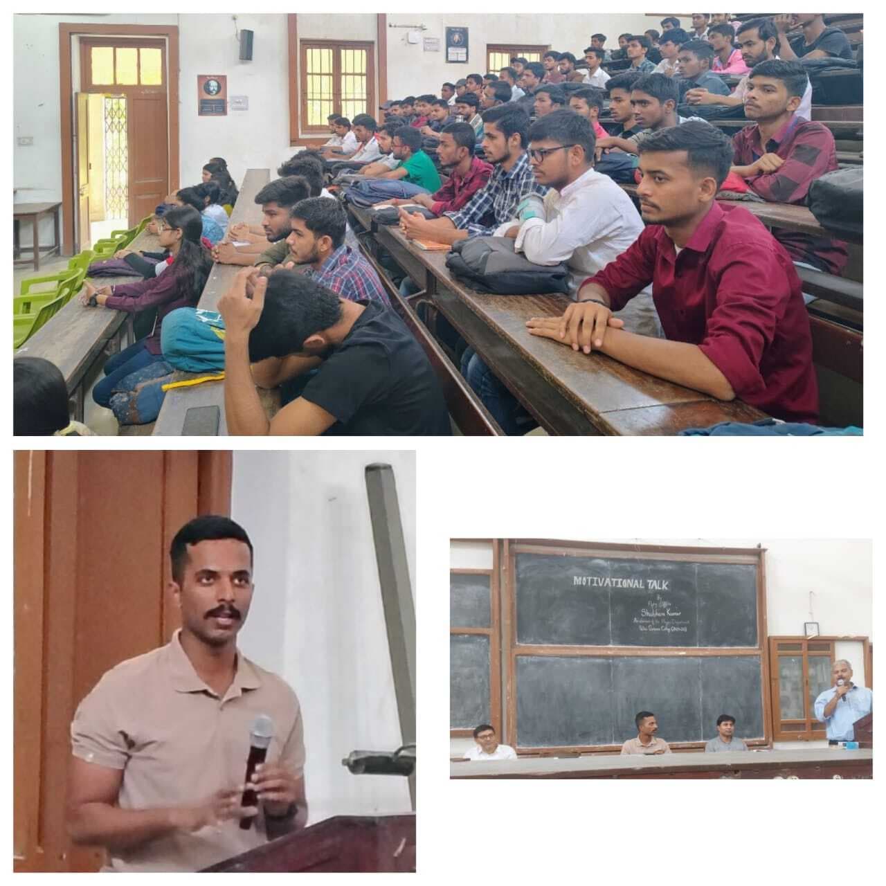 पटना सायंस कॉलेज : मोटिवेशनल टॉक में विद्यार्थियों को किया जागरूक