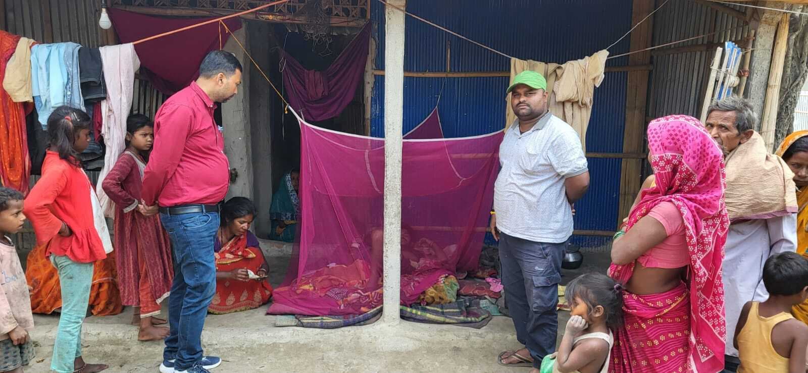 घायल से मिलकर मुख्य पार्षद ने इलाज की करायी व्यवस्था