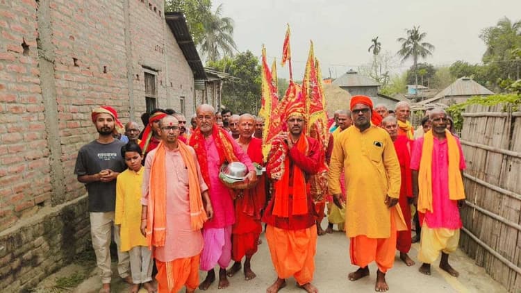 बेलतोड़ी के साथ नवपत्रिका प्रवेश पूजा संपन्न