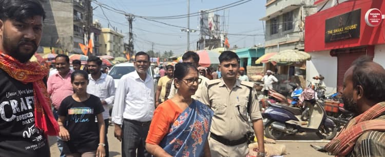 रामनवमी शोभा यात्रा को लेकर शहर के प्रमुख रास्तों का महापौर ने लिया जायजा