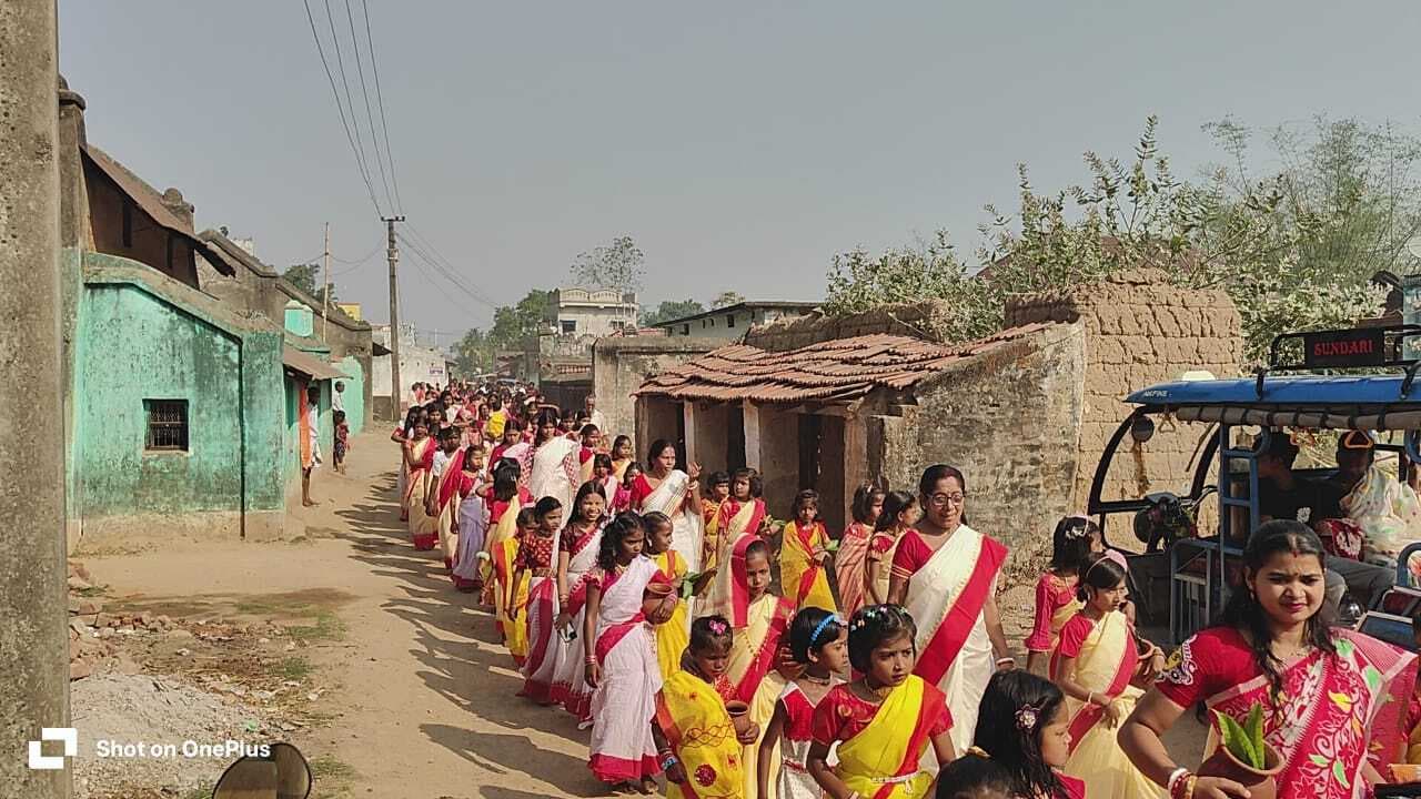 रामनवमी को लेकर गढ़शिमला में निकली कलश यात्रा