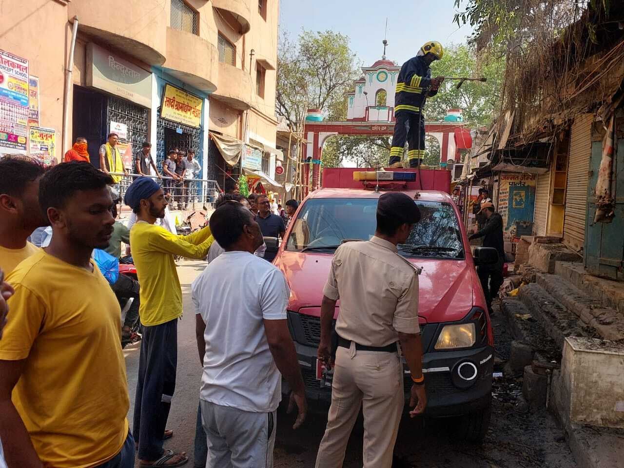 अगलगी में ढाई लाख की संपत्ति का नुकसान