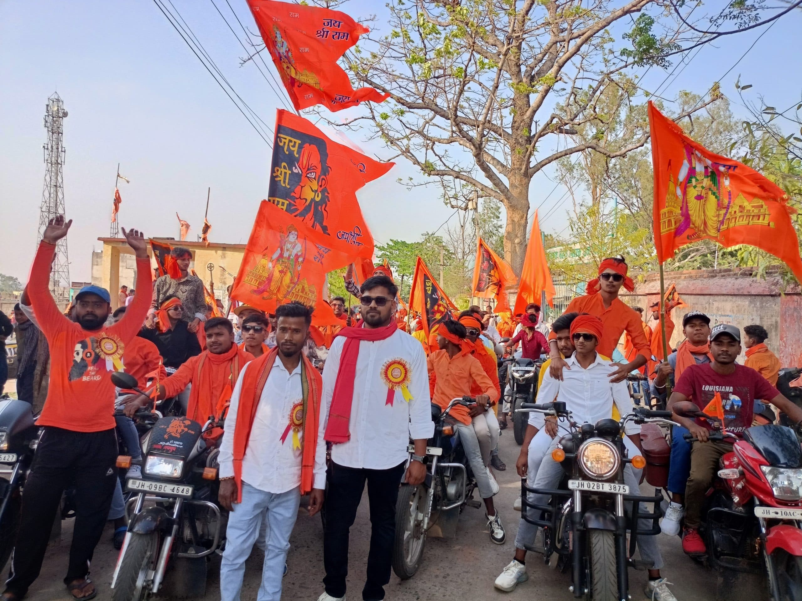 Bokaro News : विहिप और बजरंगदल ने निकाली शोभा यात्रा