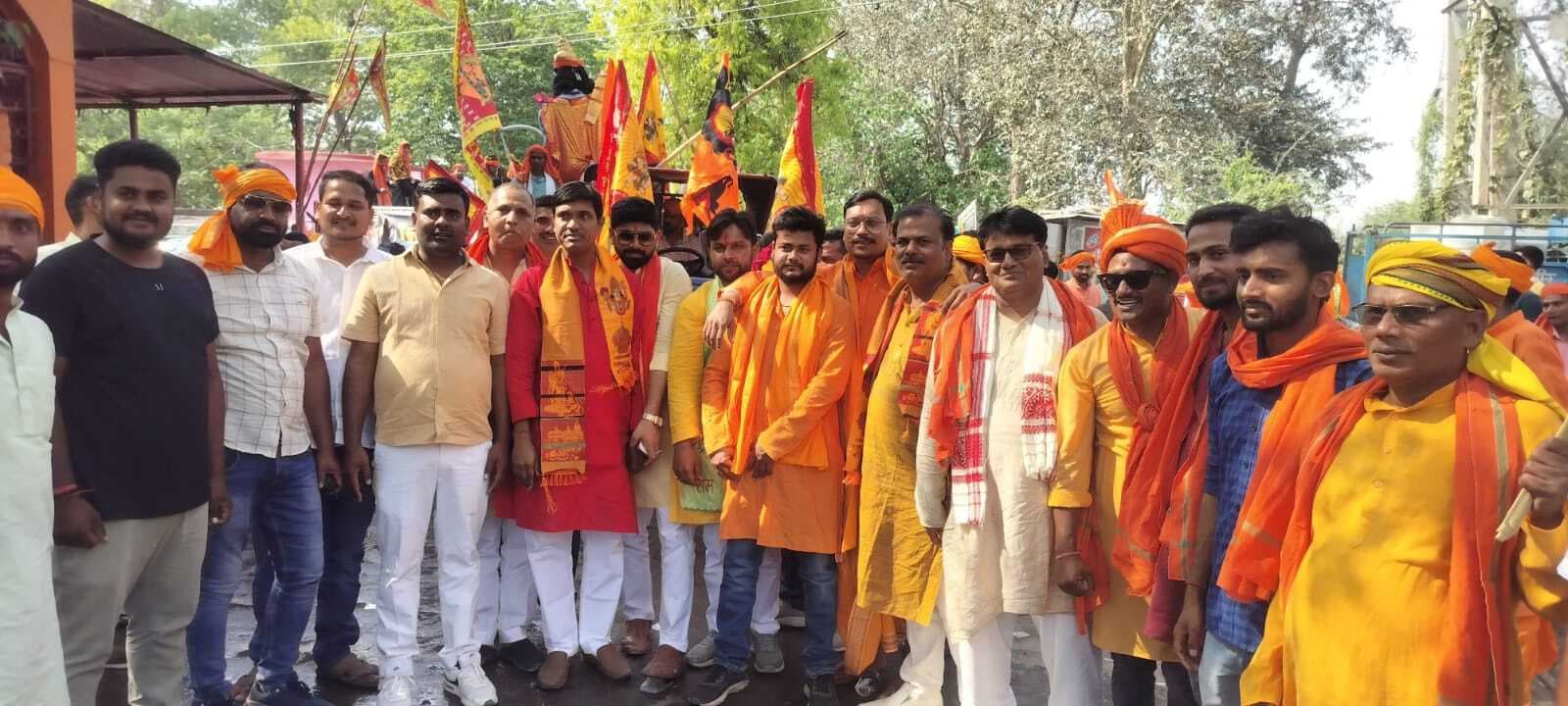 hajipur news. राघोपुर में गूंजता रहा जय श्रीराम का नारा