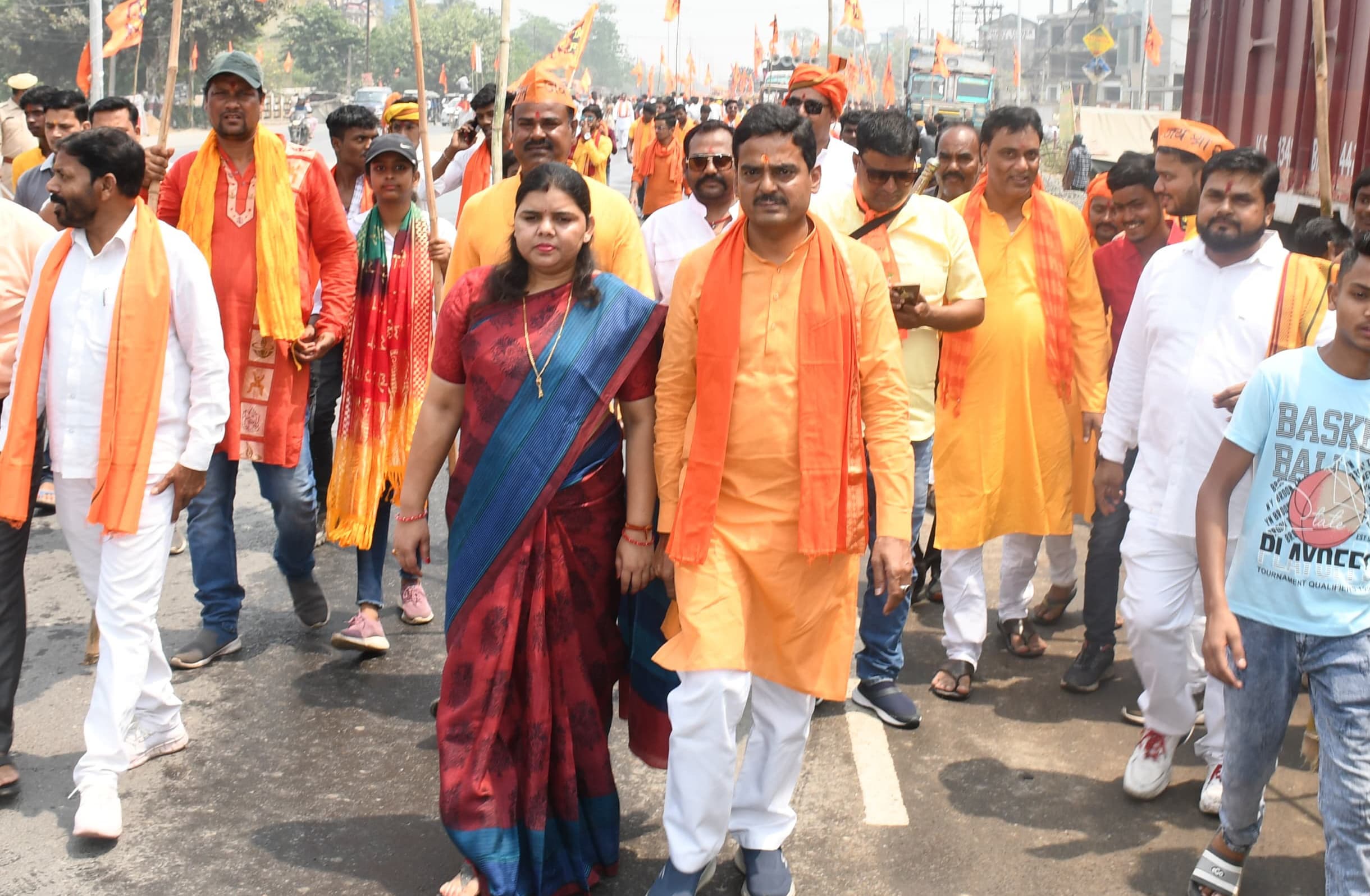 गुलाबबाग में बालाजी सेवा संघ ने निकाली आकर्षक व भव्य शोभायात्रा