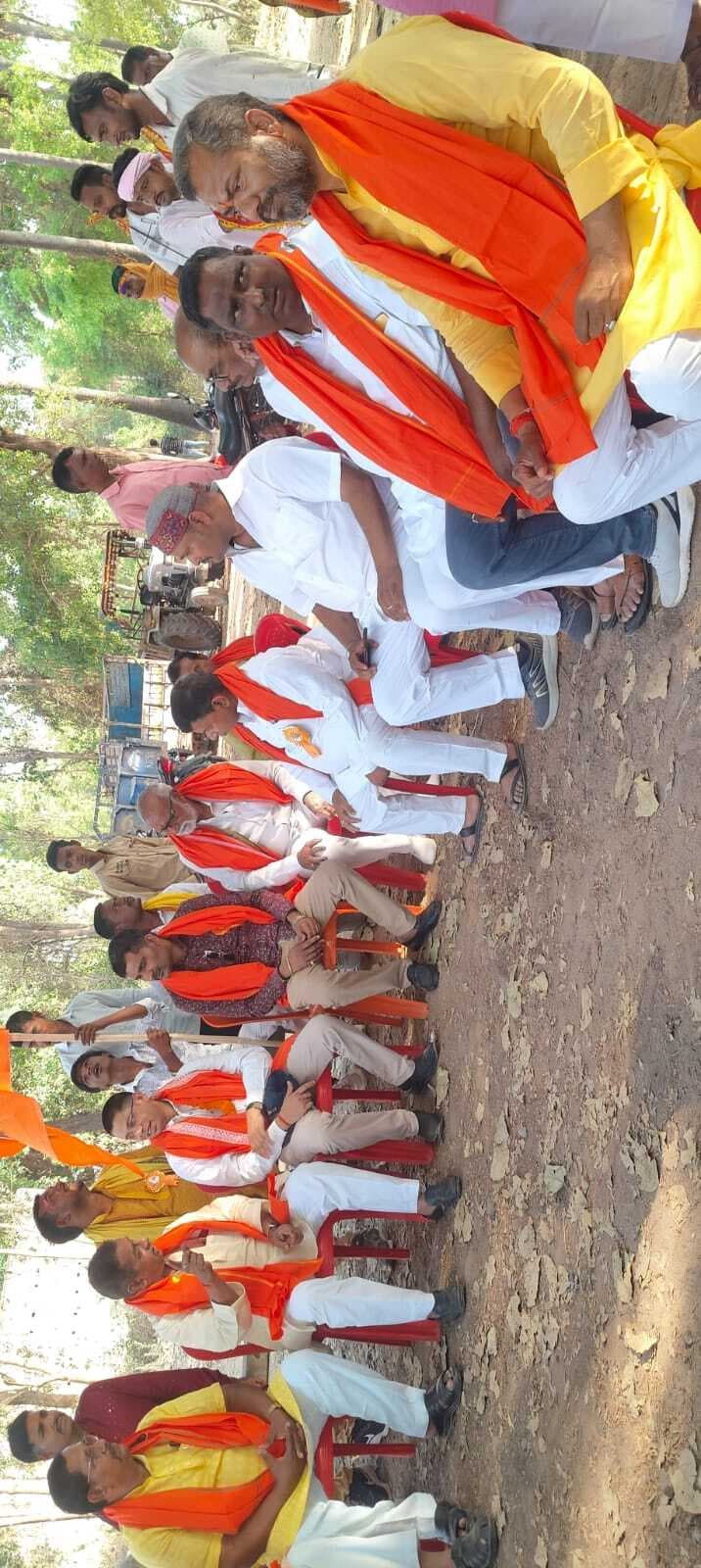 वजीरगंज के तरवां व केनार में निकली भव्य शोभायात्रा