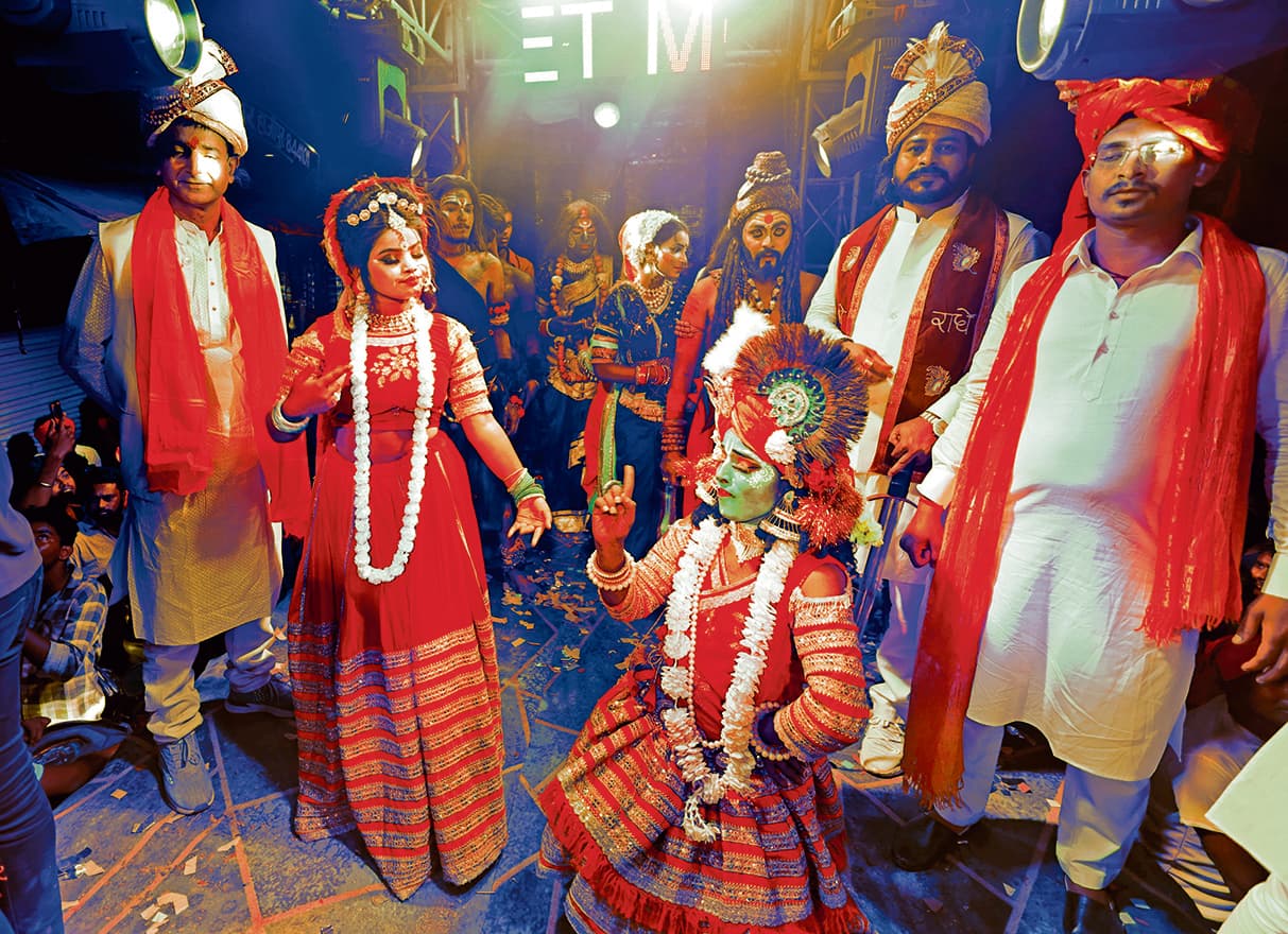 hajipur . जन्मोत्सव पर राममय हुआ शहर