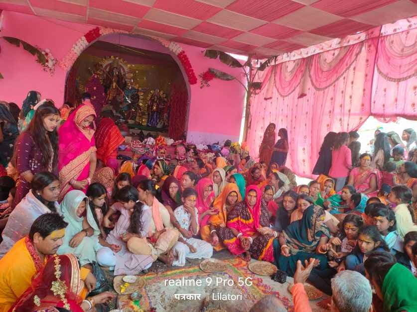 मां सिद्धिदात्री की धूमधाम हुई पूजा-अर्चना