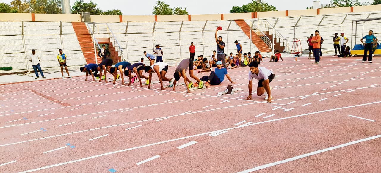 खेलो इंडिया के ट्रायल में दिखा खिलाड़ियों का उत्साह