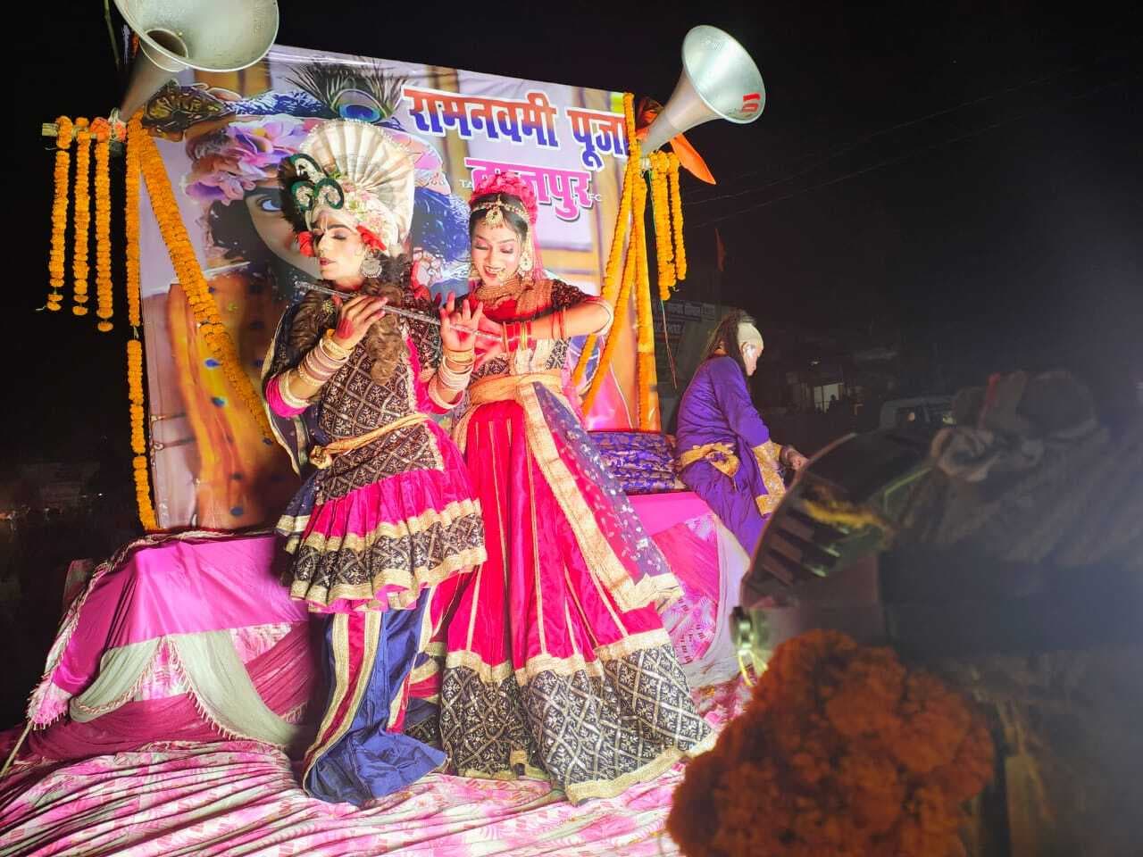 चक्रसार मेला में पहुंचे 35 अखाड़ों के जुलूस