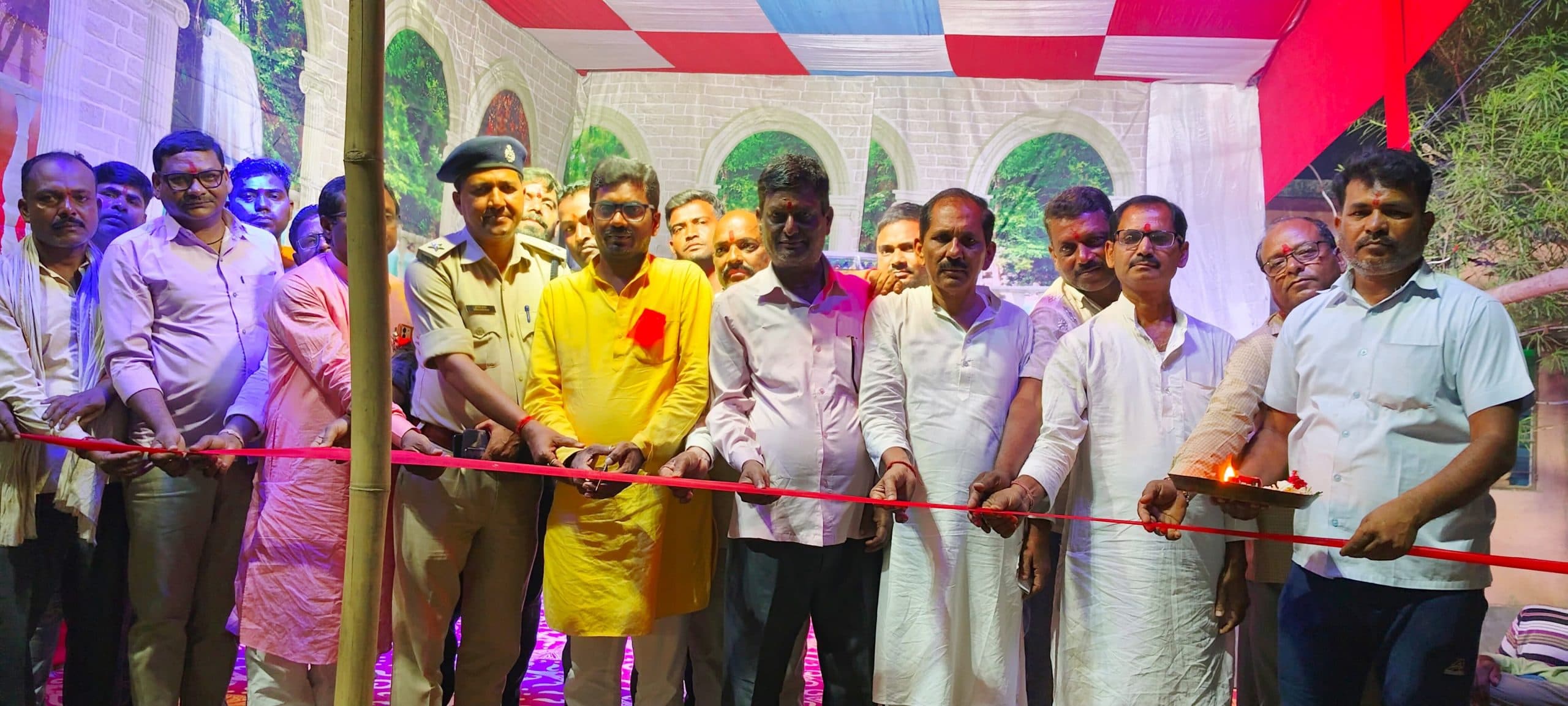 भक्ति जागरण कार्यक्रम में रात भर झूमते रहे श्रद्धालु