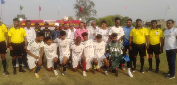 सद्भावना कप फुटबॉल टूर्नामेंट में मुंगेर ने बांका को 1-0 से हराया