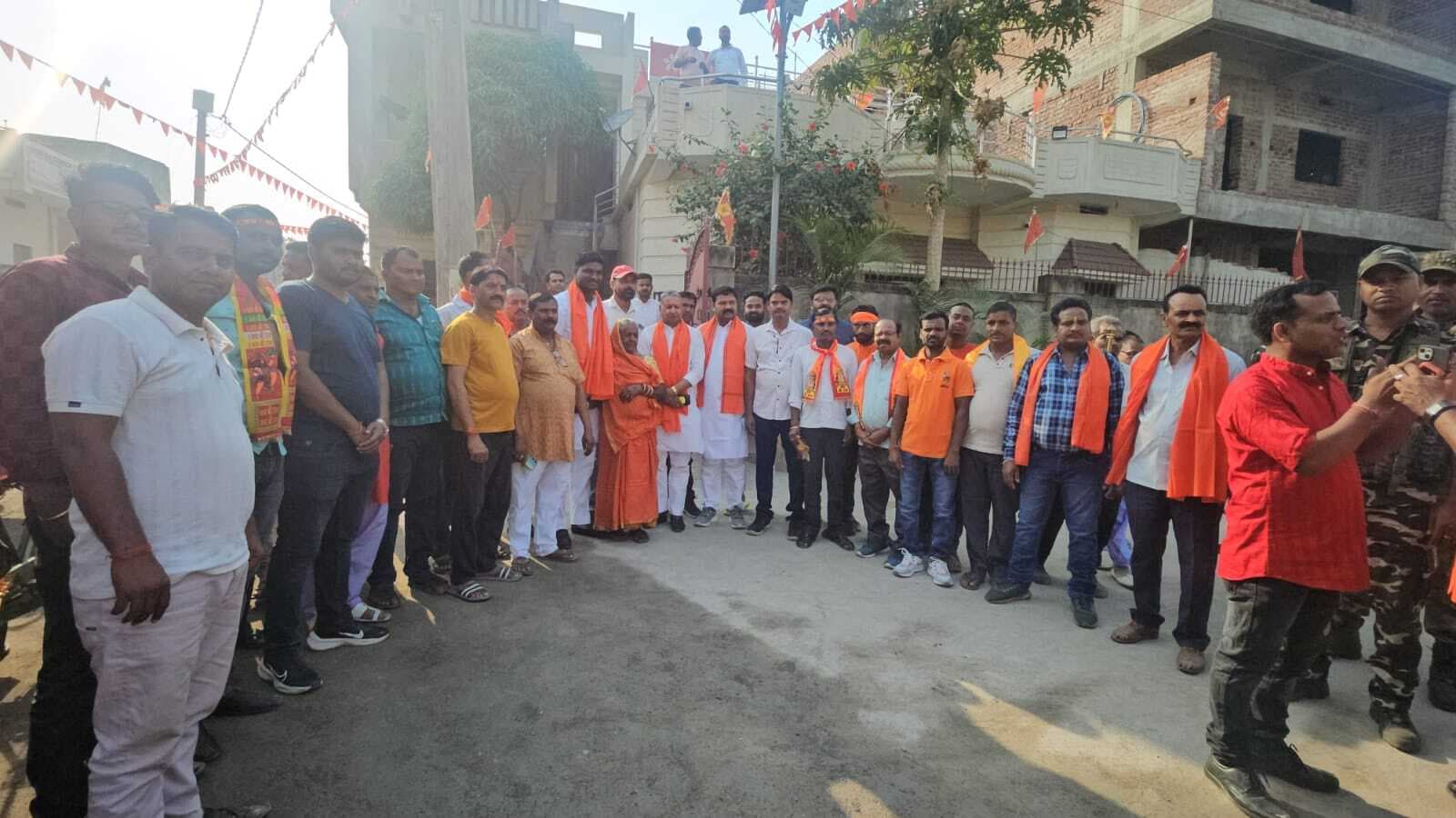 सांसद का बालूमाथ में हुआ स्वागत