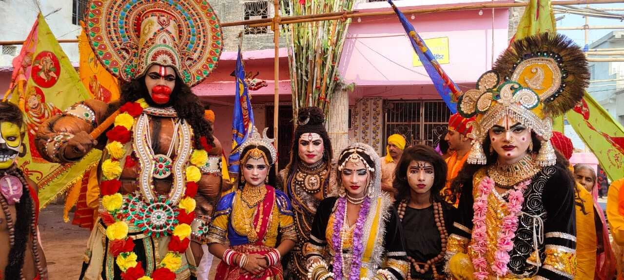 मिर्जाचौकी में निकली खाटू श्याम की भव्य निशान यात्रा, लगे जयकारे