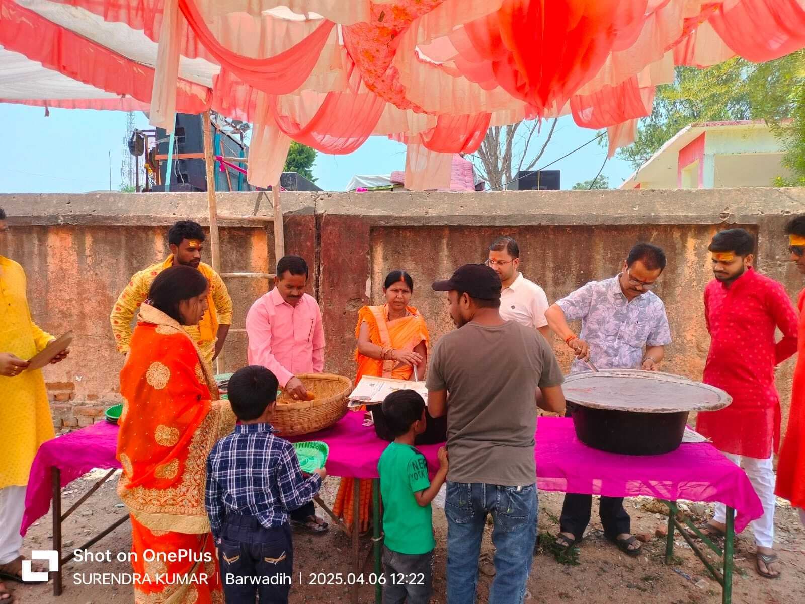 पंचमुखी मंदिर में हवन-पूजन व भंडारा का आयोजन