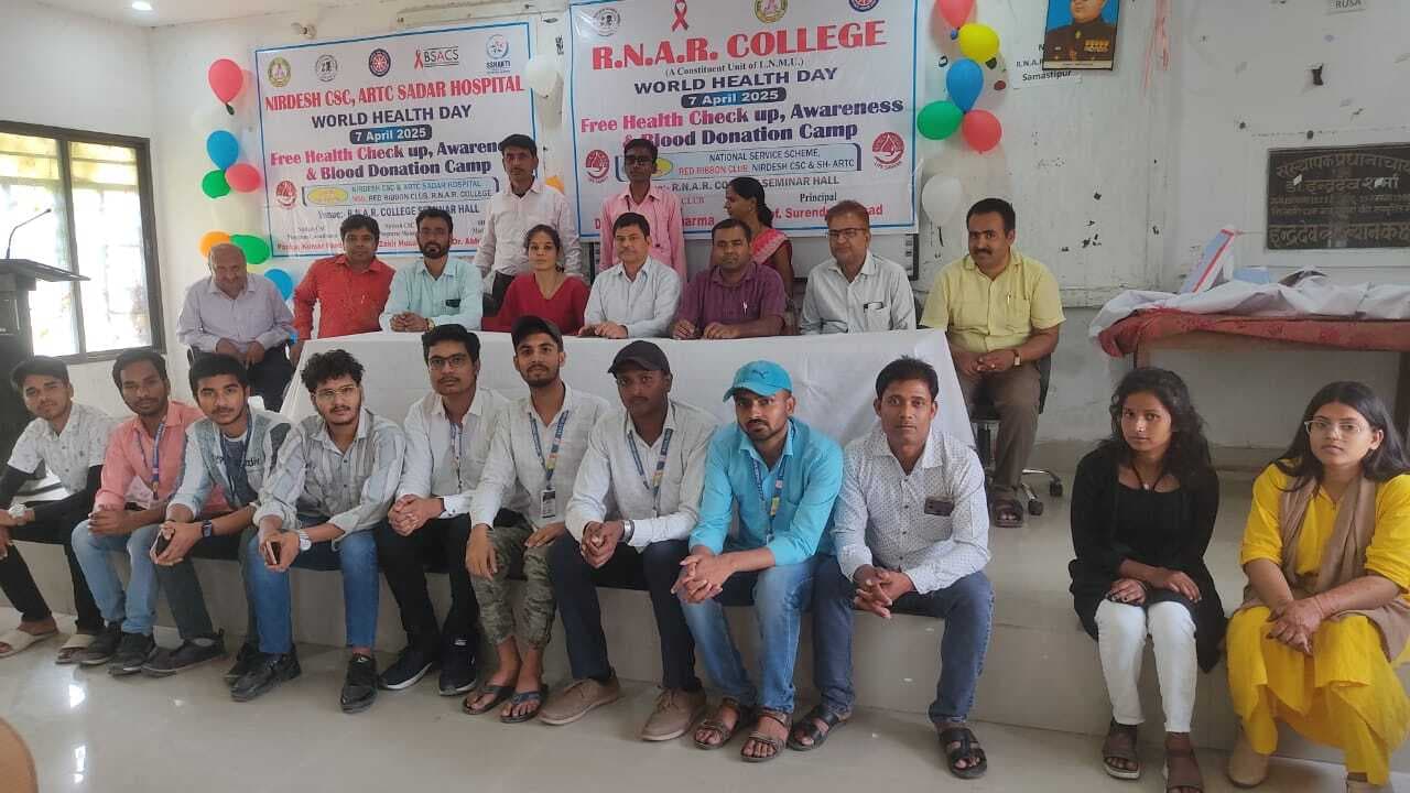 Education news from Samastipur:स्वस्थ व्यक्ति को नियमित रक्त दान करना चाहिए : प्रो. प्रसाद