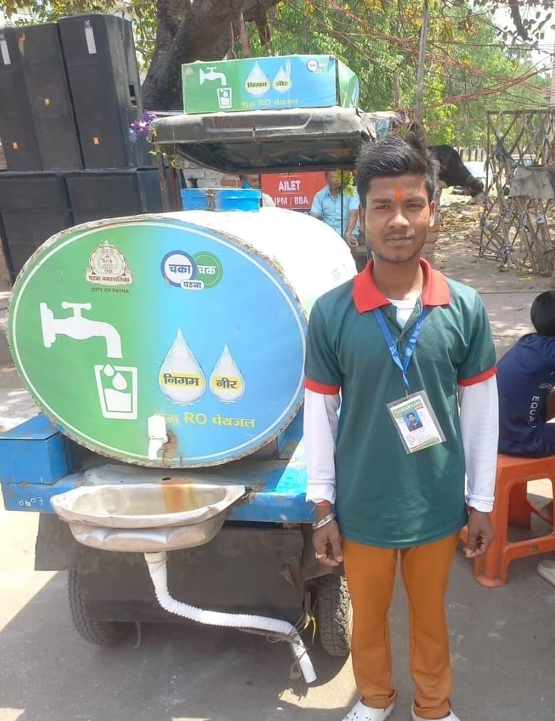 Patna News : शहर में 120 जगहों पर मुफ्त प्याऊ की सुविधा शुरू