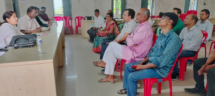 प्रखंड स्तरीय एमडीएम अनुश्रवण समिति की हुई बैठक