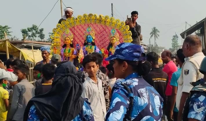 सबूतर गांव में अष्टयाम संकीर्तन संपन्न