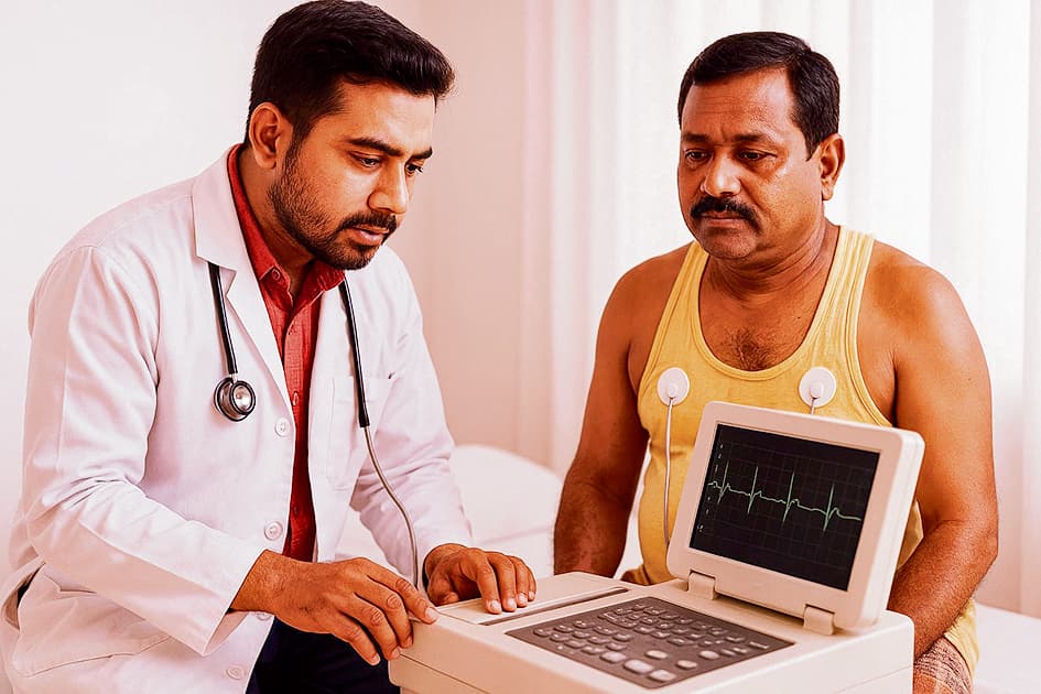 Saran News : सभी सीएचसी व पीएचसी में मरीजों को मिलेगी इसीजी जांच की सुविधा