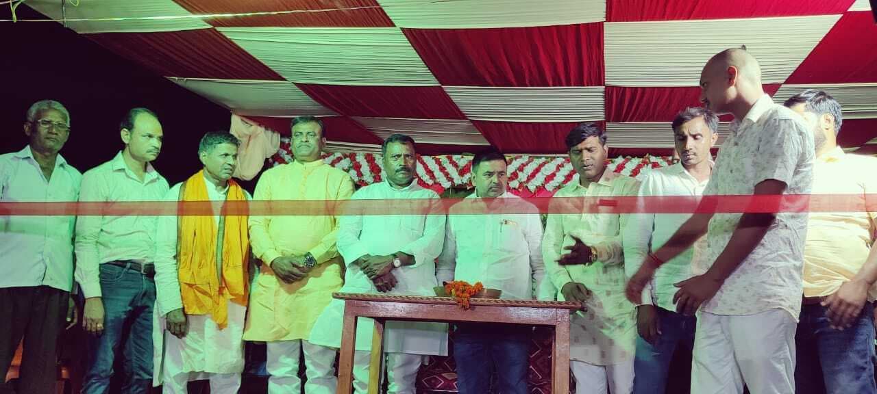 राजद नेता ने किया देवी जागरण का उद्घाटन
