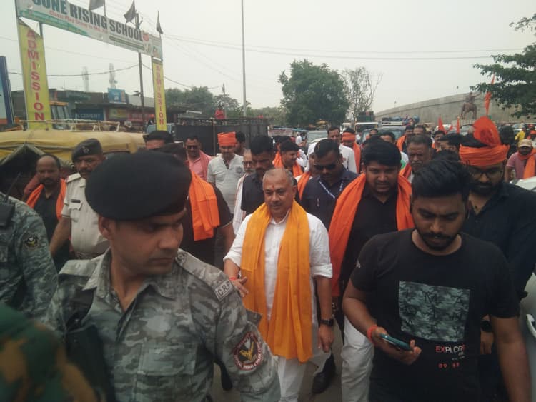 कुंवर राणा सामाजिक संस्था ने निकाला शहर में आक्रोश मार्च