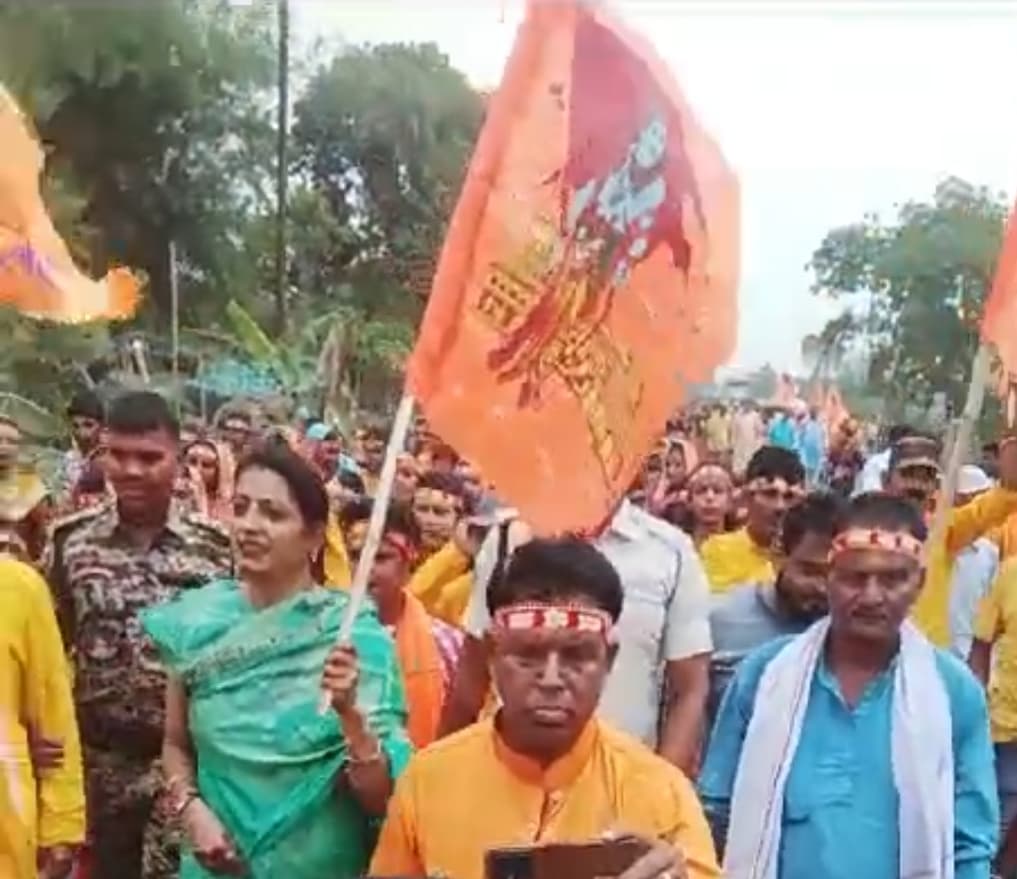 कलशयात्रा में 551 कुंवारी कन्याओं ने लिया भाग