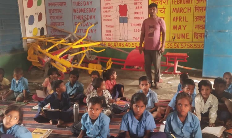 प्रावि गुलेला भित्ता में पांच लाख का जिम उपकरण अनुपयोगी