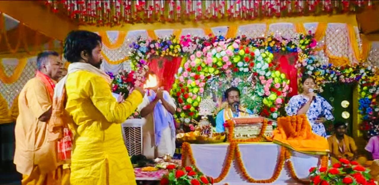 श्रीमद्भागवत कथा सिखाती है जीवन जीने की कला : कथावाचक