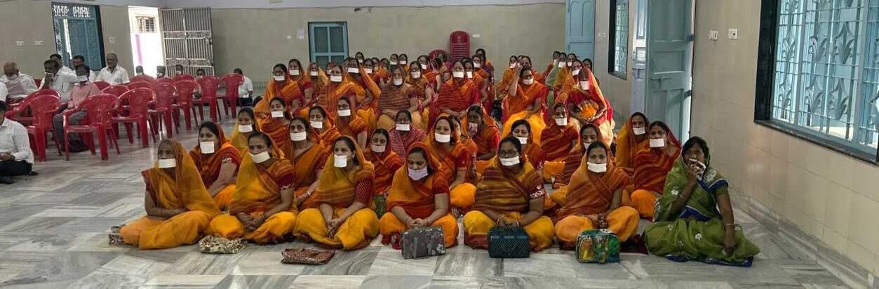 तेरापंथ भवन में 150 जैन श्रद्धालुओं ने किया णमोकार महामंत्र का किया जाप