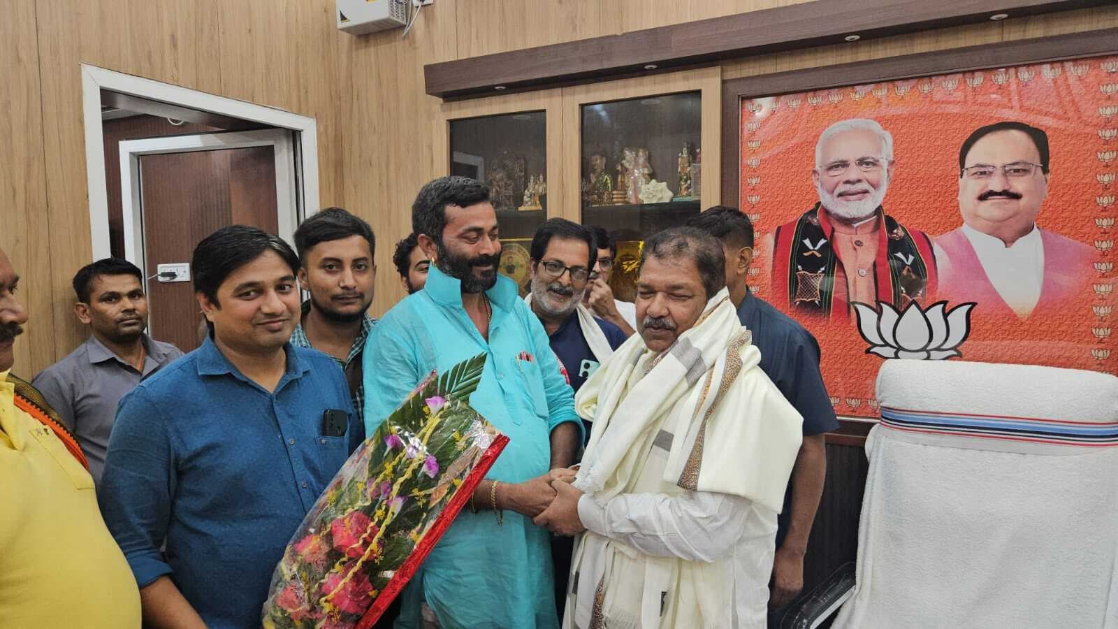 सन्हौली के अनुपम बने प्रखंड बीस सूत्री उपाध्यक्ष