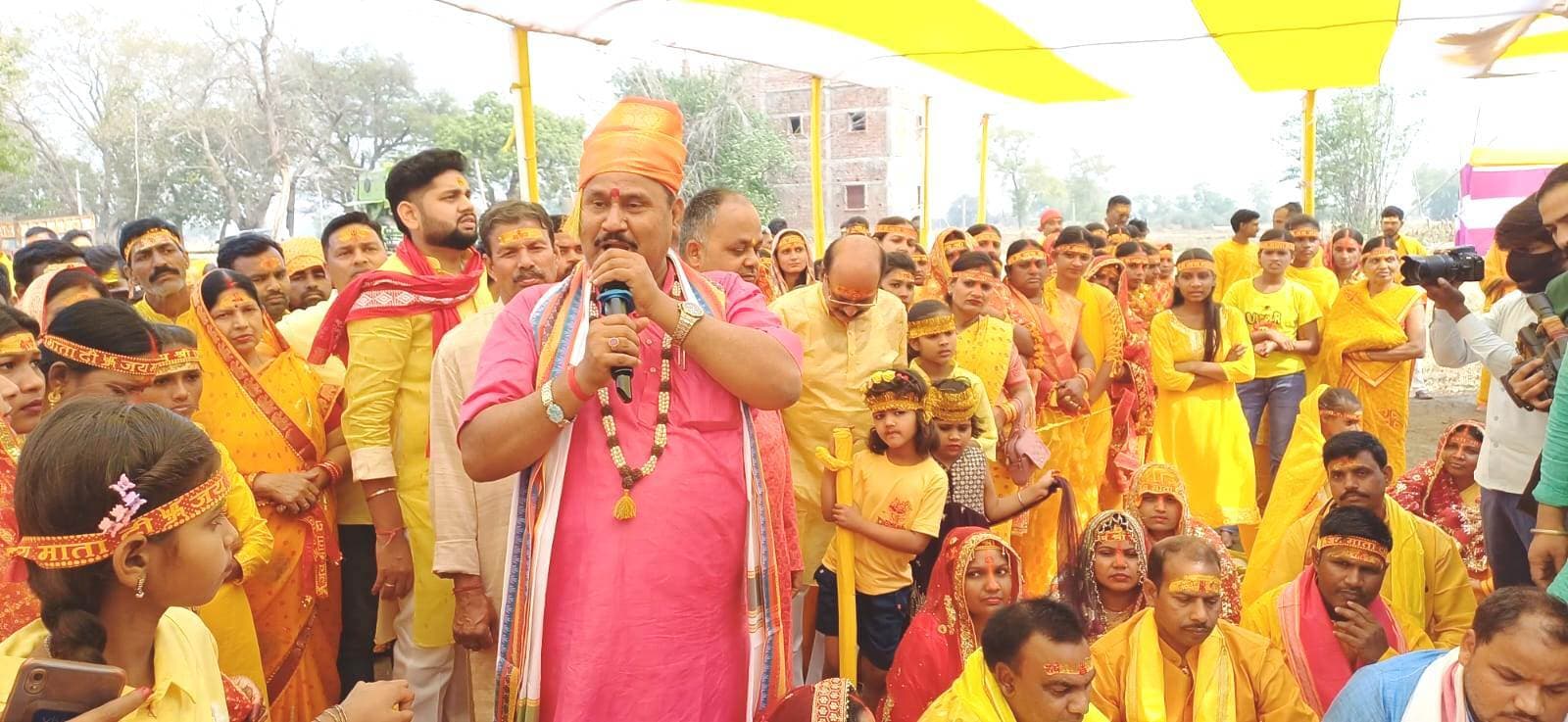 जलभरी के साथ शत्रुंजय शतचंडी महायज्ञ शुरू