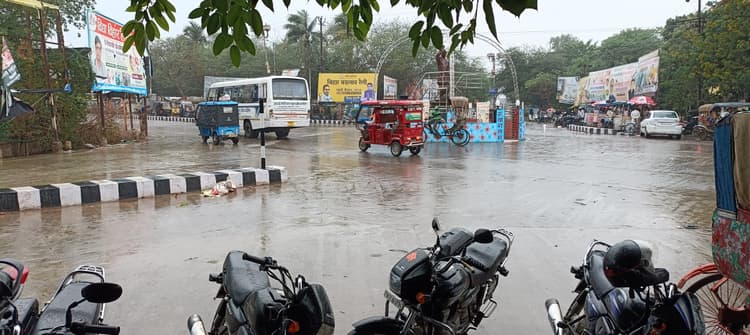 Darbhanga News: बारिश से शहर में जगह- जगह जलजमाव, जनजीवन अस्त व्यस्त