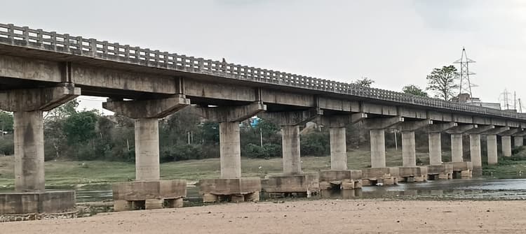 Bokaro News : खोखली हो गयी दामोदर नद पर बने पुल की नींव, दिख रहीं चौड़ी दरारें