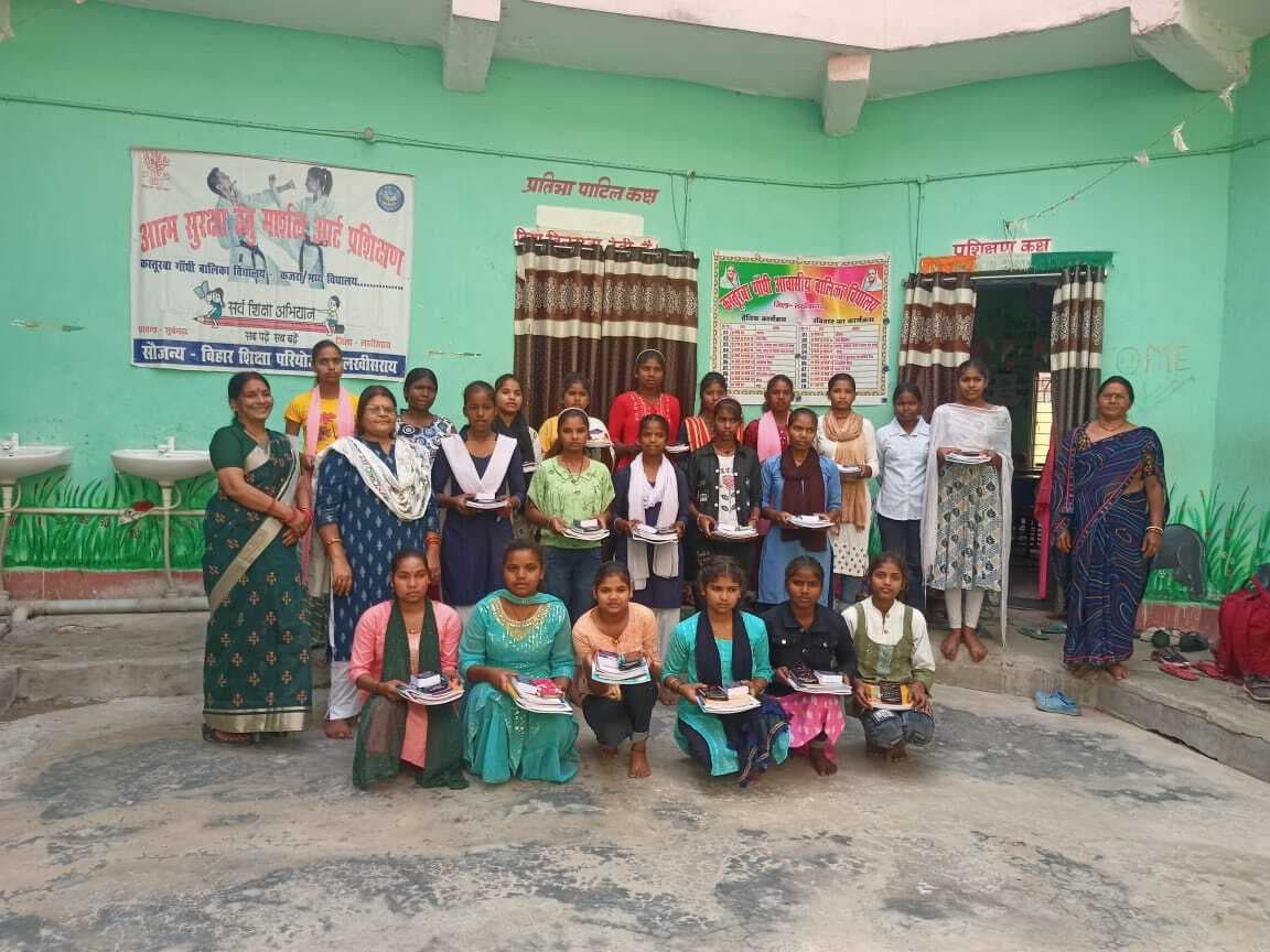 कस्तूरबा विद्यालय में मनायी गयी कस्तूरबा गांधी की 156वीं जयंती