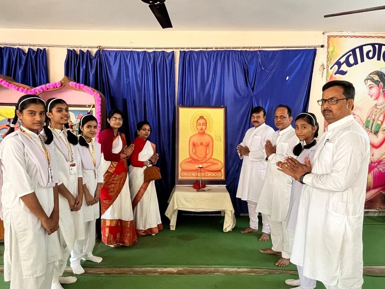 शिशु मंदिर में समारोह पूर्वक मनी भगवान महावीर जयंती