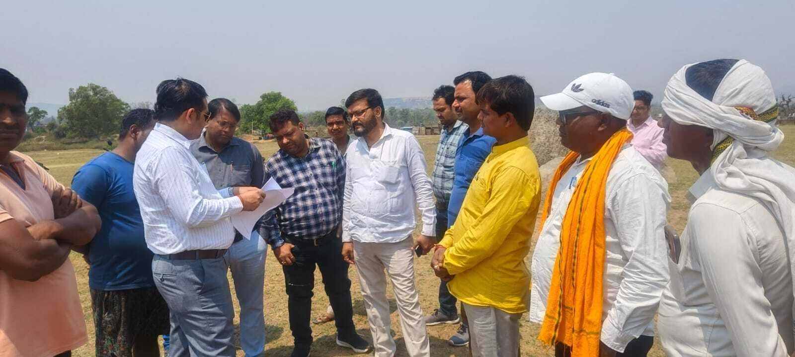 इक्विनोक्स प्वाइंट के संदरीकरण को लेकर डीपीओ का दौरा