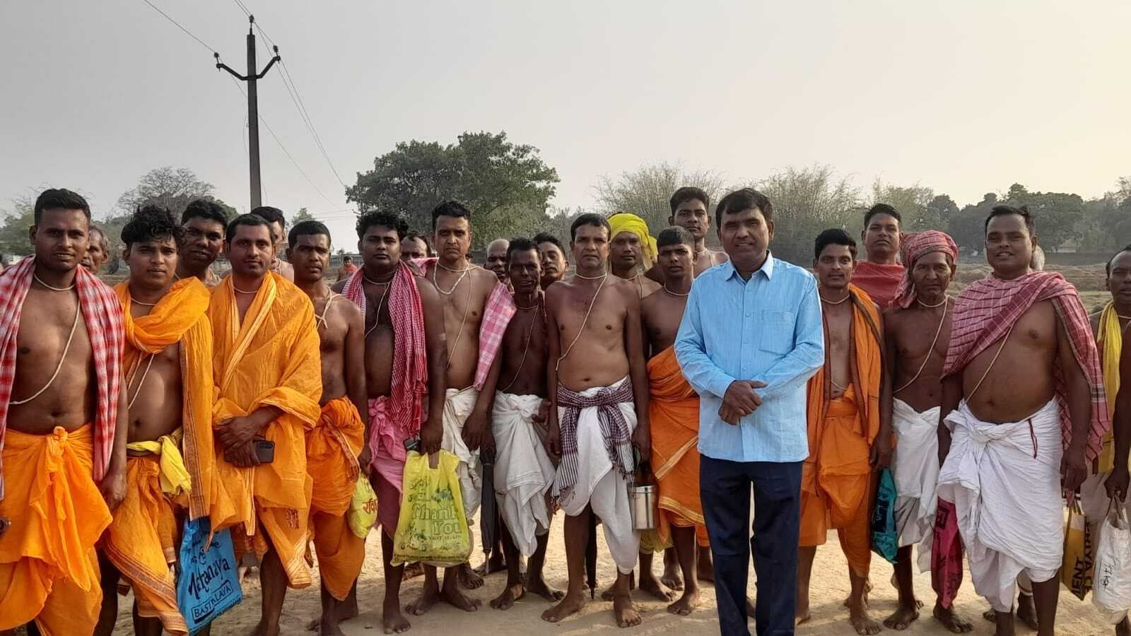 पानी पाट पूजनोत्सव में शामिल हुए भाजपा नेता