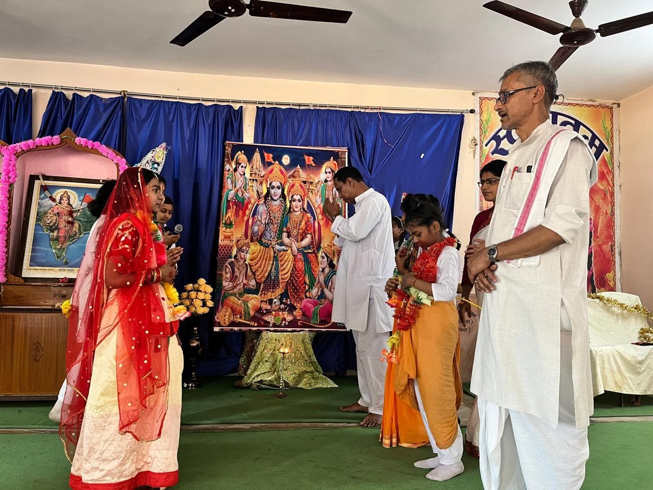 महेंद्र मुनि सरस्वती शिशु विद्या मंदिर में मनी हनुमान जयंती