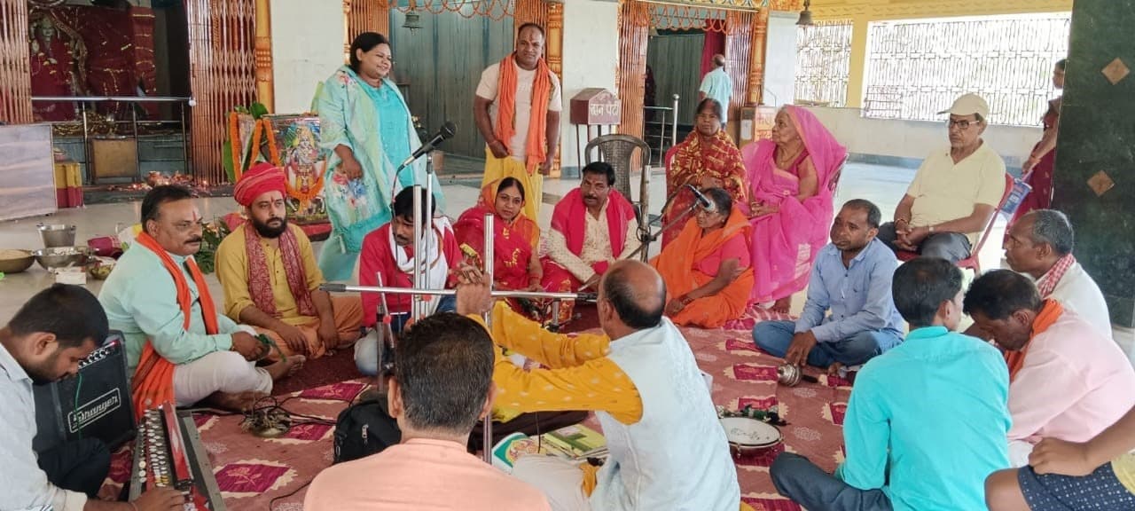 खलारी में हनुमान चालीसा पाठ व अखंड हरिकीर्तन