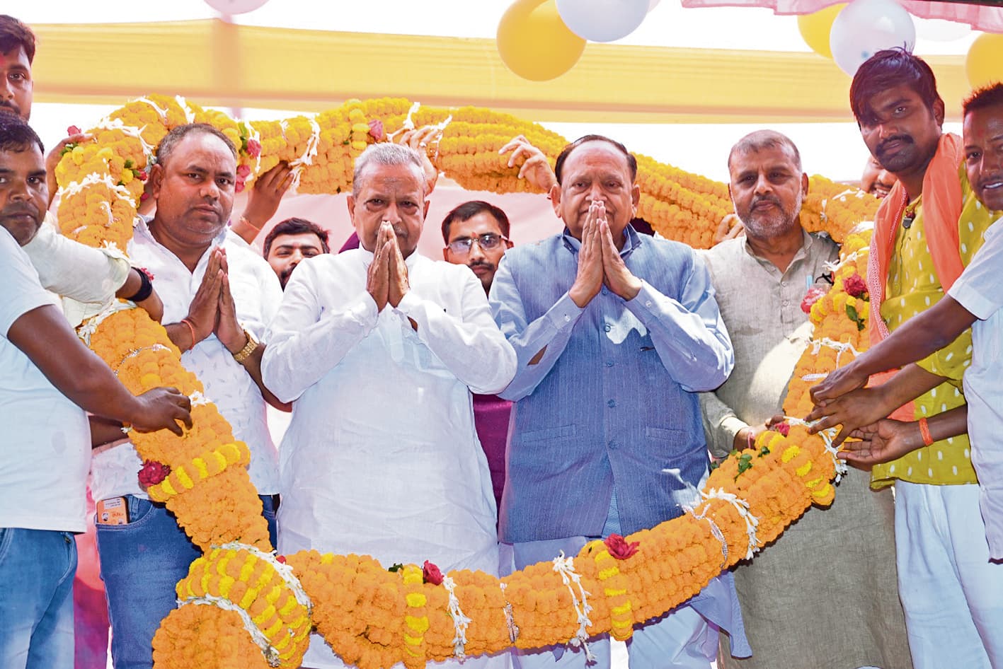 बड़हरा विधानसभा कार्यकर्ता सम्मेलन में एनडीए की जीत सुनिश्चित करने की भरी हुंकार