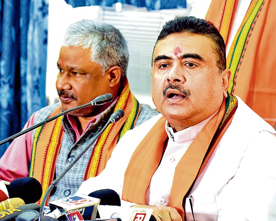 रेलवे संपत्ति की तोड़फोड़ की जांच एनआइए करे : शुभेंदु