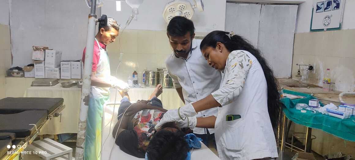 बाइकों की टक्कर में दो हुए घायल