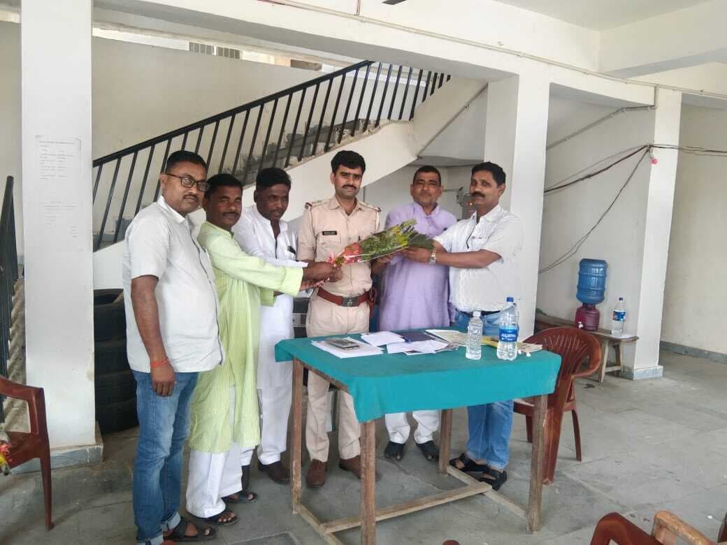 मैगरा में नये थानाध्यक्ष ने संभाला पदभार