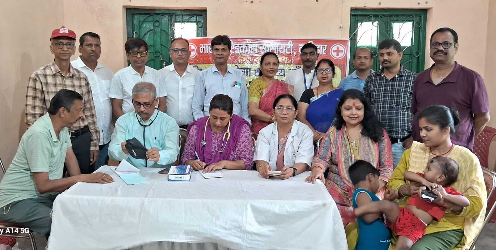 रेडक्रांस की ओर से निशुल्क मेगा स्वास्थ्य जांच शिविर का आयोजन